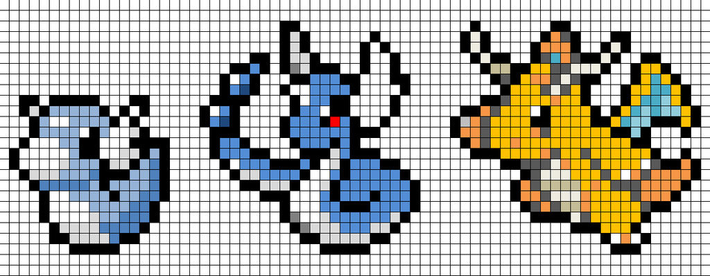 Pokemon Dragonite Pixel Art – BRIK