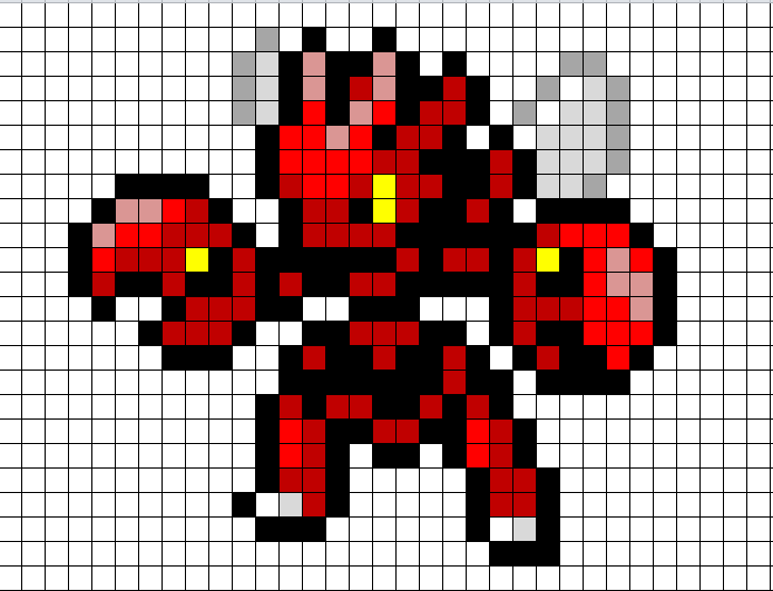 PIXEL ART SCIZOR by maximus237 on DeviantArt