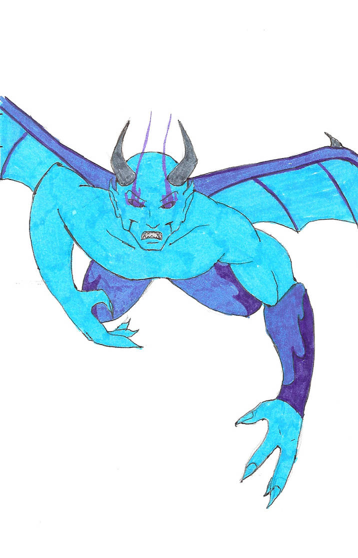 Blue Devil Redesign by wtatew on DeviantArt