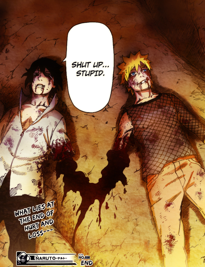 Shut up... Stupid - Naruto #698