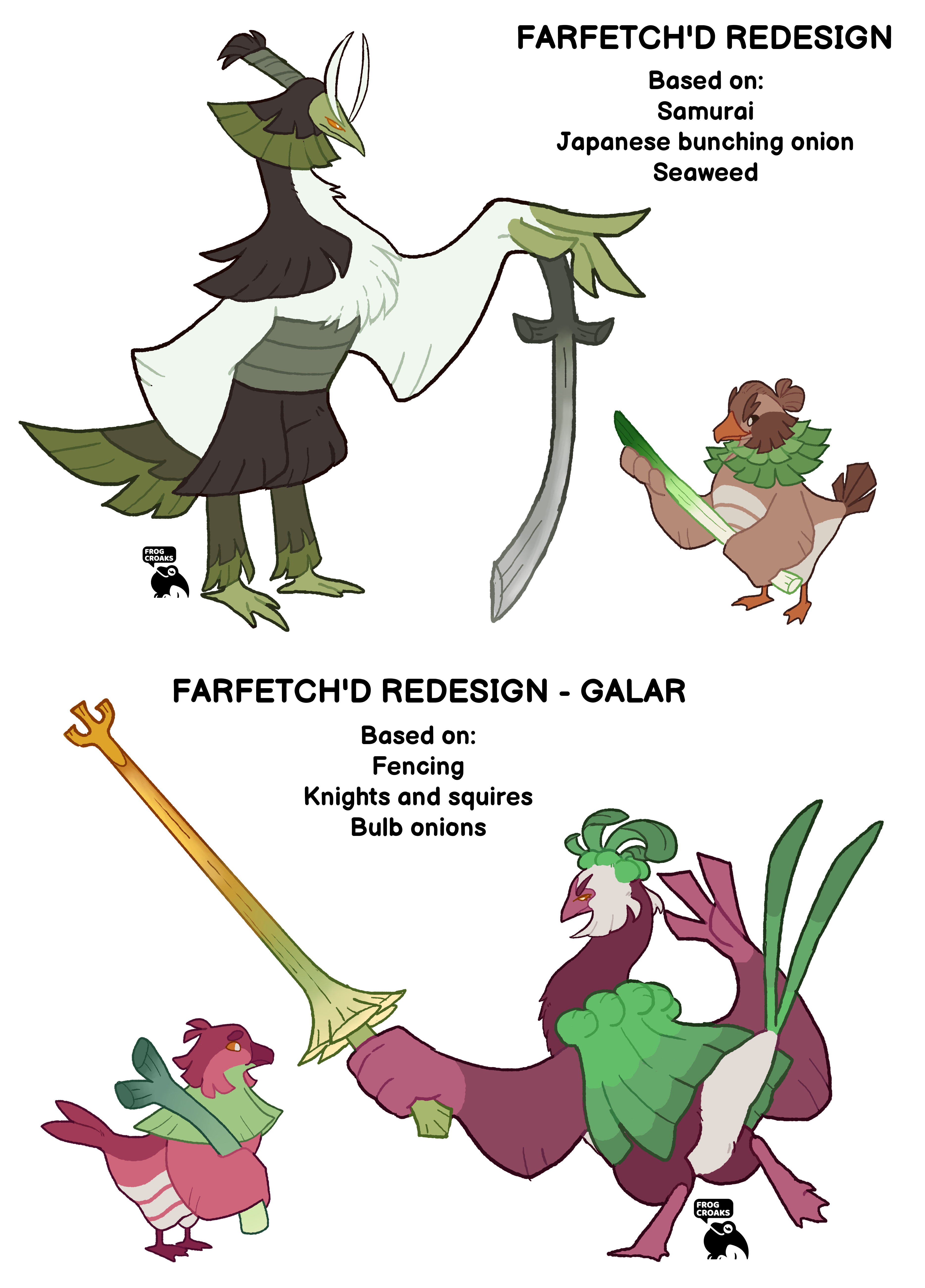 Farfetch'd Fakemon Evolution (Mallar'kee) : r/pokemon