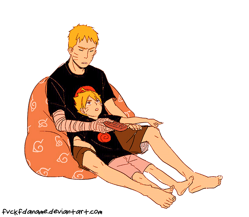 Naruto Uzumaki and Boruto Uzumaki by fvckfdaname on DeviantArt