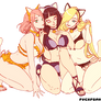 Sakura, Ino and Hinata