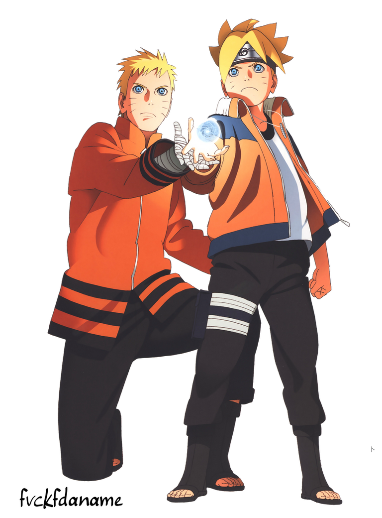 Naruto and Boruto by JA-Renders on DeviantArt