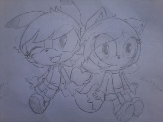 A Pikachu and a Wolf.... (Sonic Style)