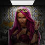 Money in the Bank Poster ft. Sasha Banks.