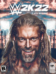 WWE 2k22 Cover Poster ft. Edge.