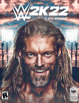 WWE 2k22 Cover Poster ft. Edge.