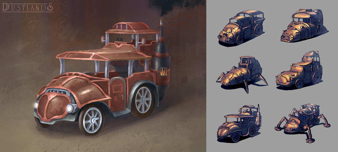 Fantasy Vehicle Concept by LongJh on DeviantArt