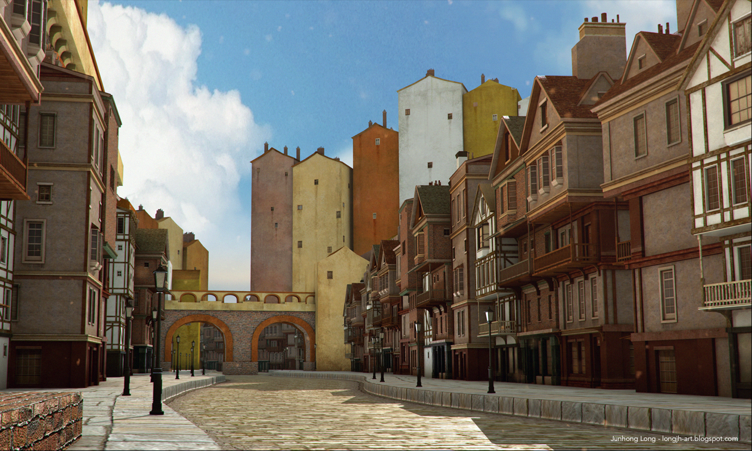 3D Environment City - Street View