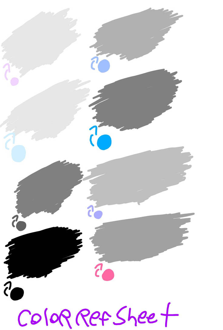 My color ref sheet for my webtoon by galaxyqueenarts on DeviantArt