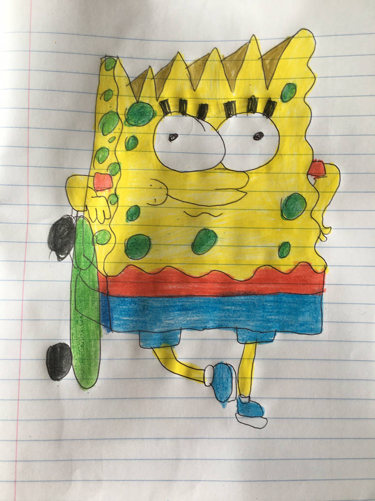 Sponge Bart Bart Simpson (SpongeBob SquarePants Style) by AwesomeKela1234 on DeviantArt