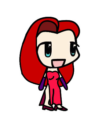 Ariel Junior as Jessica Rabbit by thebigteamadventures on DeviantArt