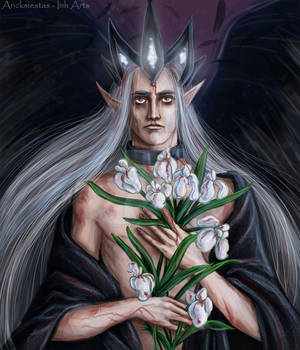 Melkor and flower by AncksiestasInh Melkor and flower by AncksiestasInh