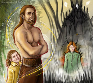Aule and Mairon by AncksiestasInh Aule and Mairon by AncksiestasInh