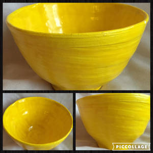 Yellow Ceramic Bowl