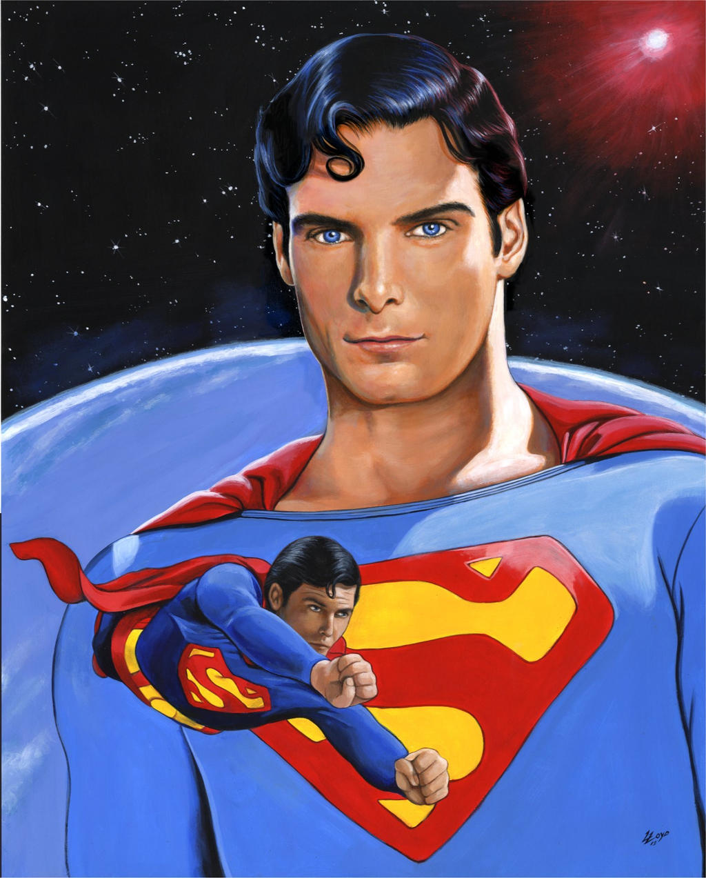Superman Christopher Reeve by ED-LLOYD on DeviantArt