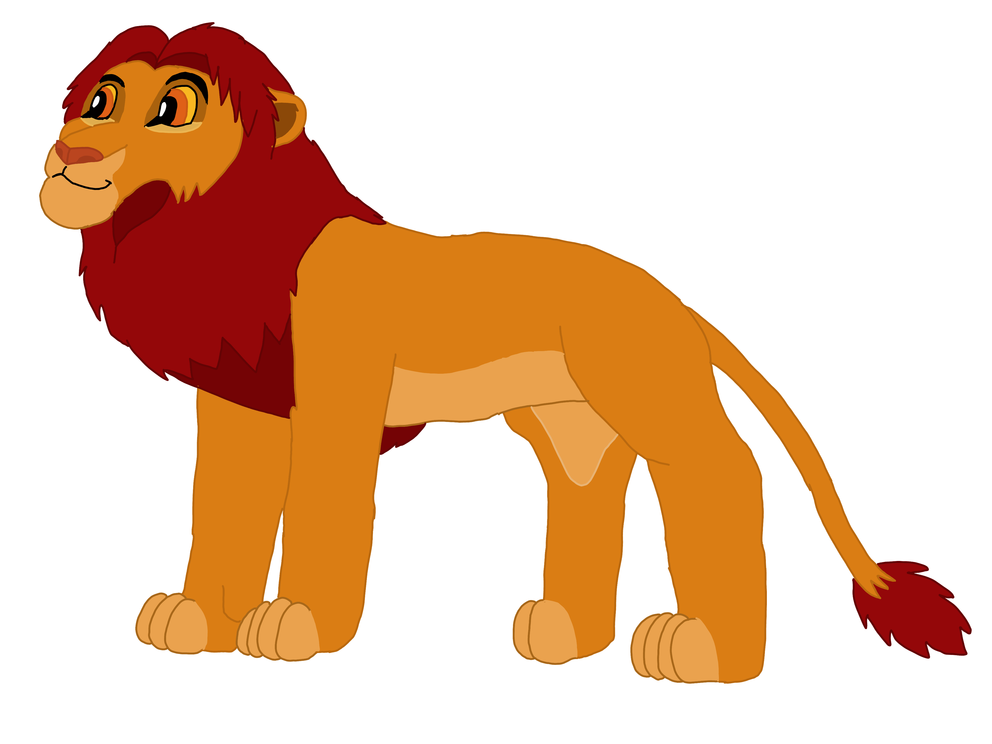 Mufasa Roars PNG by jakeysamra on DeviantArt