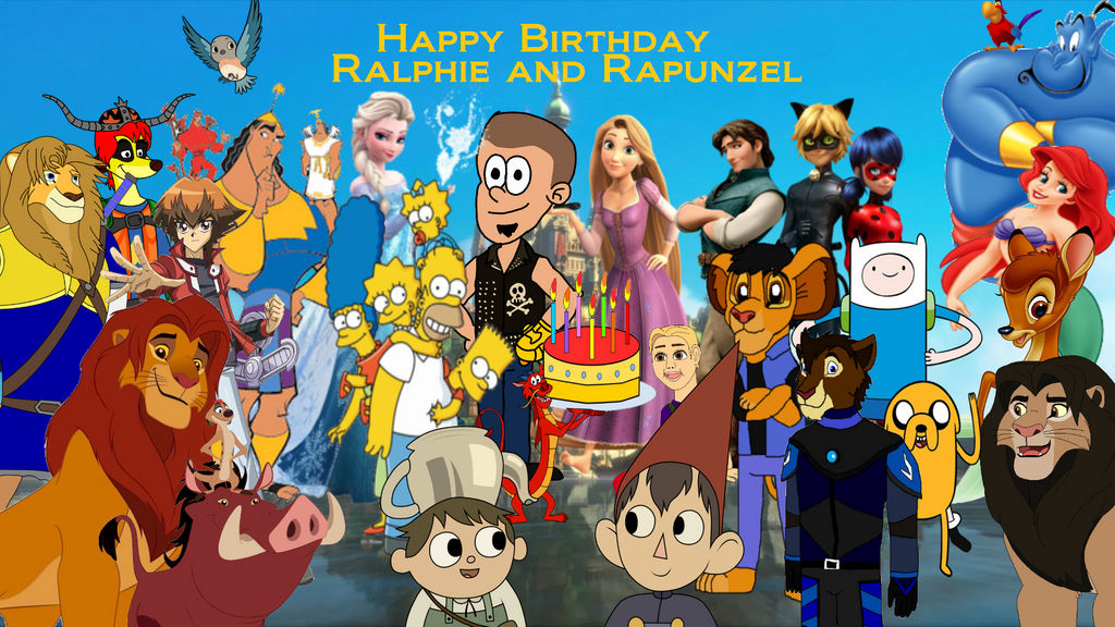 Deviantart Ralphie Disney Happy Birthday Ralphie and Rapunzel by LionAdventuresArt on DeviantArt