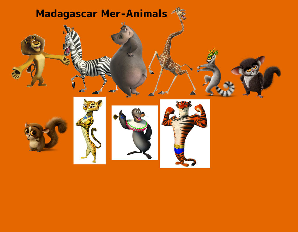 Madagascar Mer Animals by LionAdventuresArt on DeviantArt