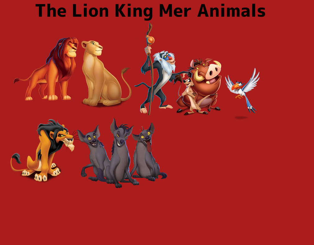 The Lion King Mer Animals by LionAdventuresArt on DeviantArt