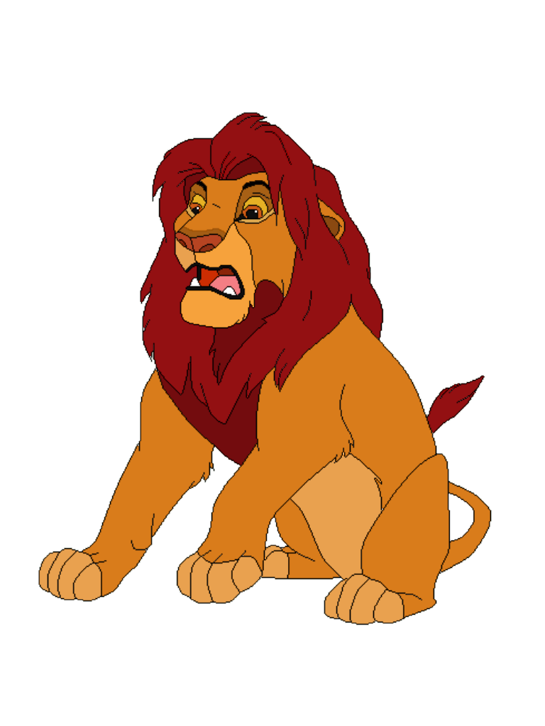 Spooky Simba Scared Simba by LionAdventuresArt on DeviantArt