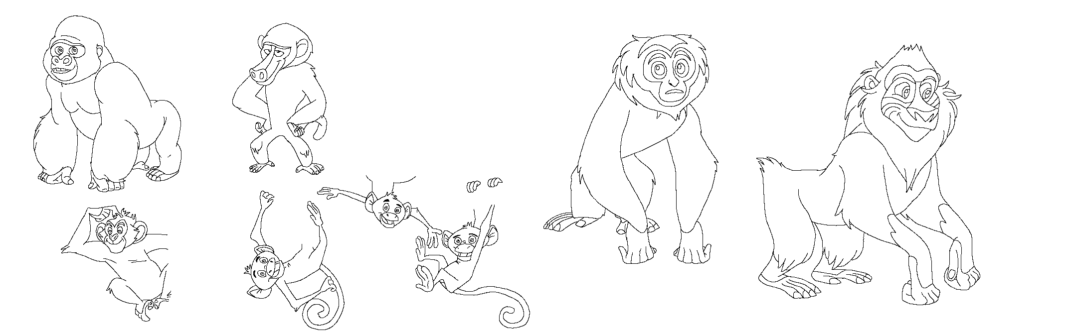 Primates Deviantart Base The Lion Guard: Primates Base by LionAdventuresArt on DeviantArt