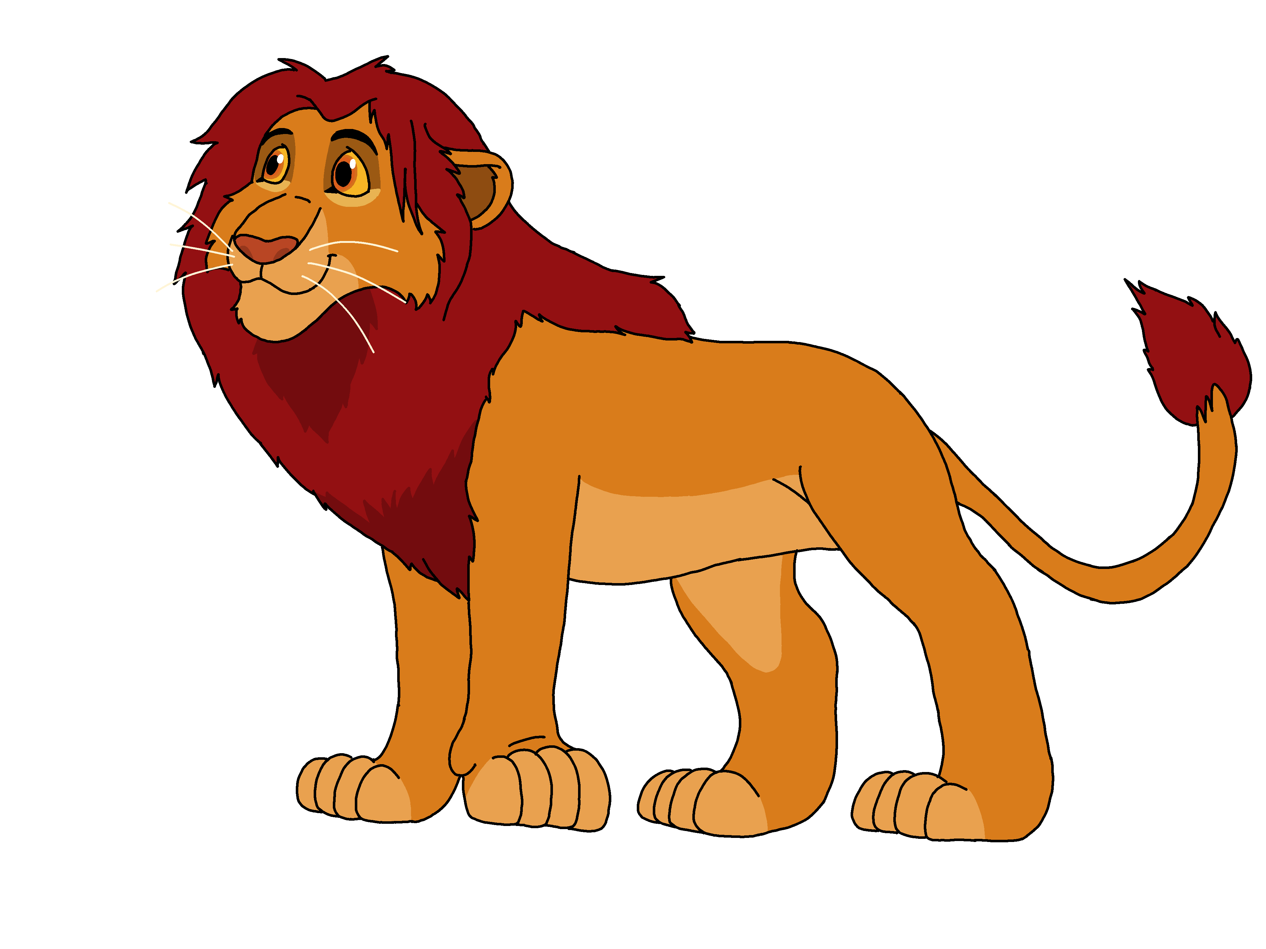 Disney 100 Collab- Simba by LionAdventuresArt on DeviantArt