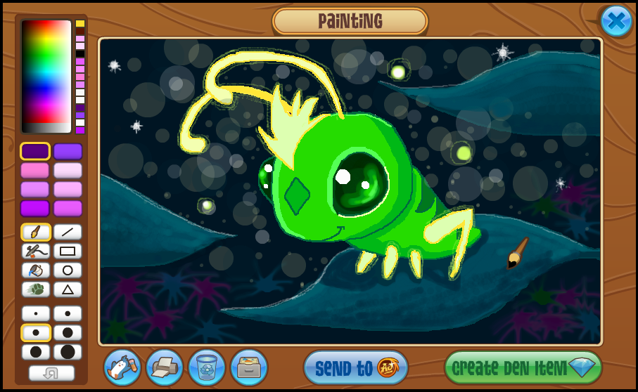 Green Grasshopper Pet [Animal Jam Masterpiece]