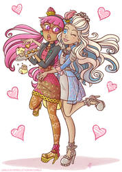 Candy witch and princess charming
