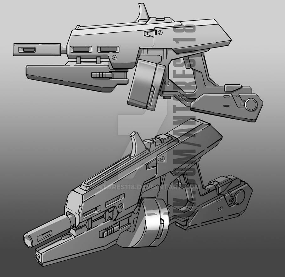 Mecha Rifle mecha weapon concept by ANTARES118 on DeviantArt