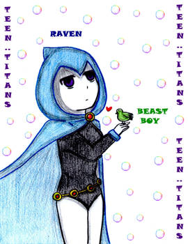 raven and beast boy