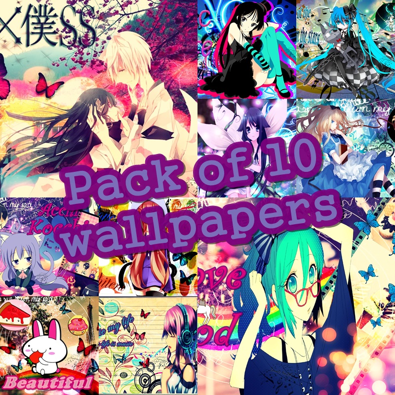 Pack de 10 Wallpapers Anime Girl