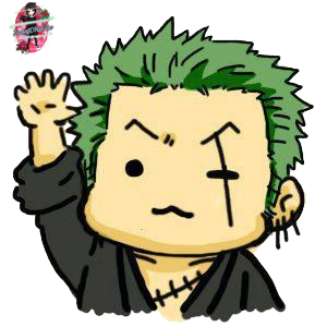 Zoro One Piece Chibi Png - Goimages System