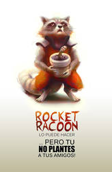 Rocket Racoon and Groot Pot