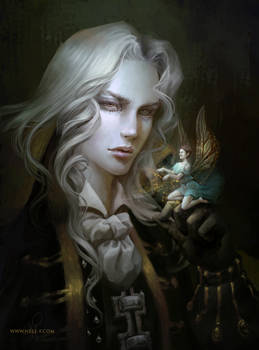 Alucard. Castlevania Symphony of the Night artwork
