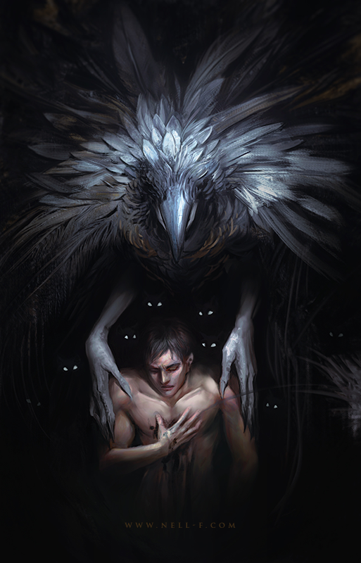 The boy named Crow by nell-fallcard