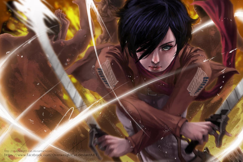 Mikasa by Overweight-Cat