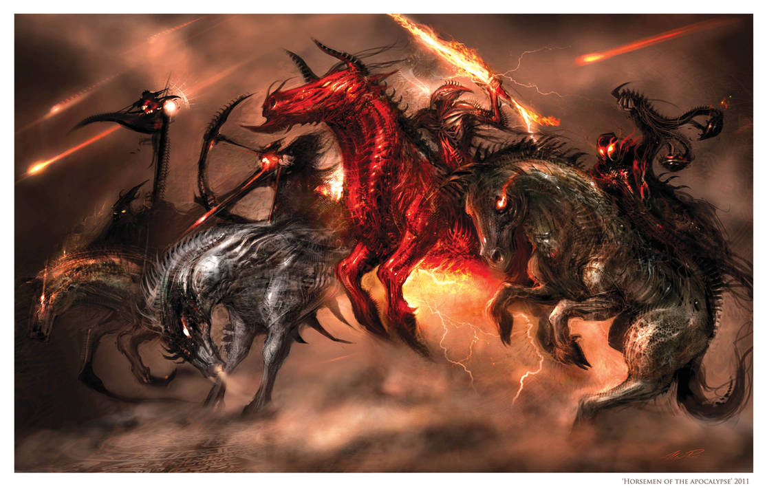 Four Horseman Of The Apocalypse Manga Four Horsemen of the Apocalypse by AlexRuizArt on DeviantArt