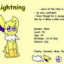 Lightning Character Sheet
