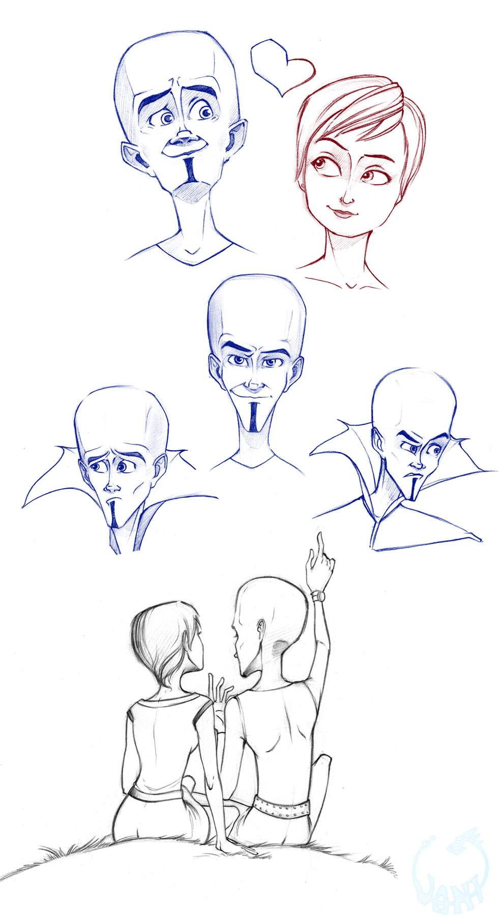 Megamind sketches