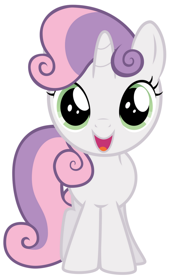 Excited Sweetie Belle by thatguy1945