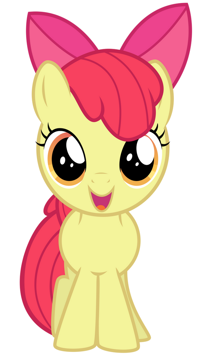 Excited Apple Bloom by thatguy1945
