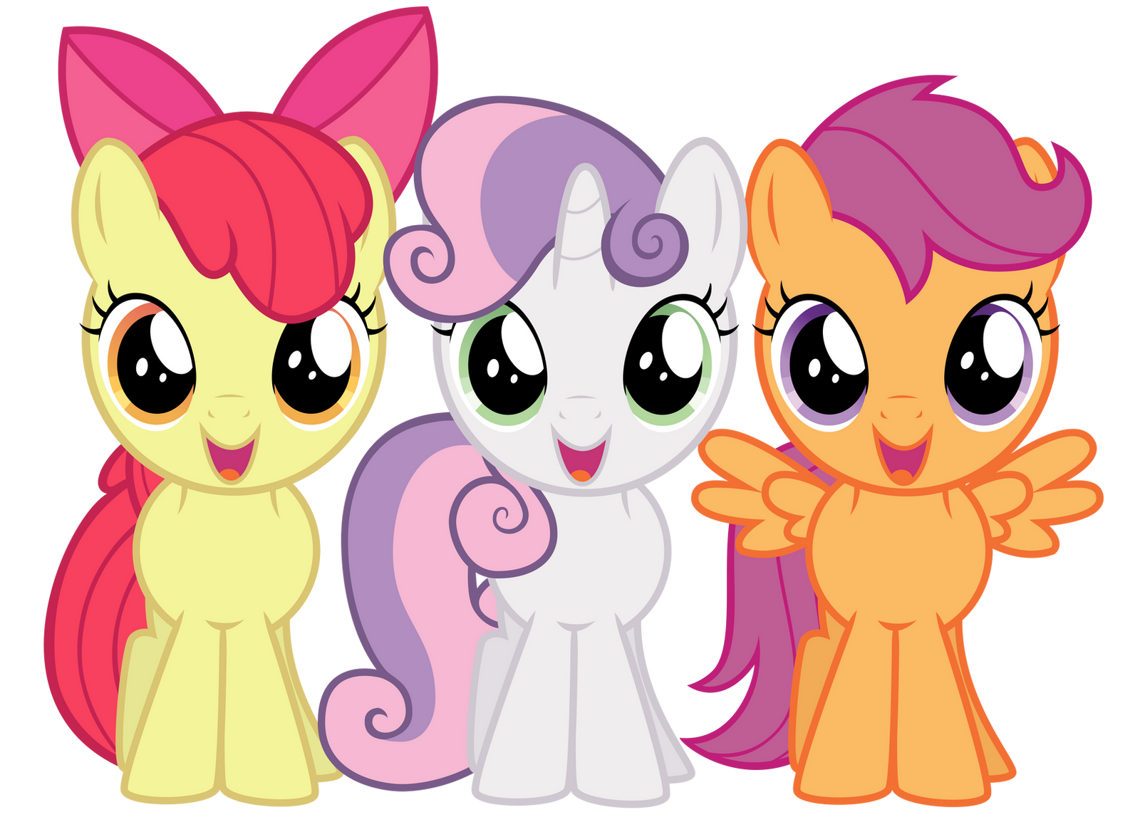 Excited Cutie Mark Crusaders