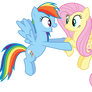 Dashie and Fluttershy