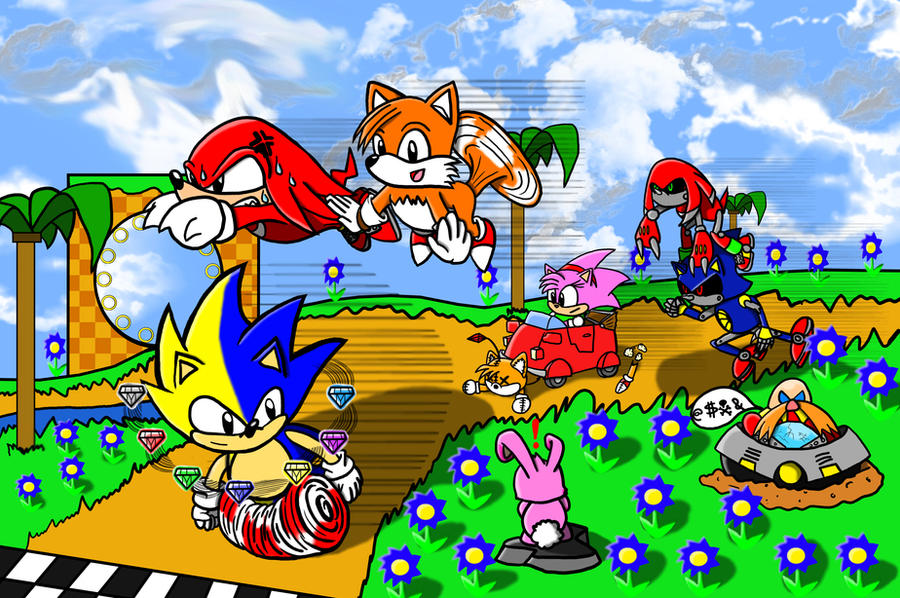 Взломанная версия sonic. Sonic r. Sonic 1990. Игра Соник игра Соник. Соник из Соник r.