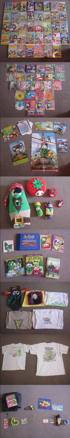 My VeggieTales Collection as of July 3rd, 2012