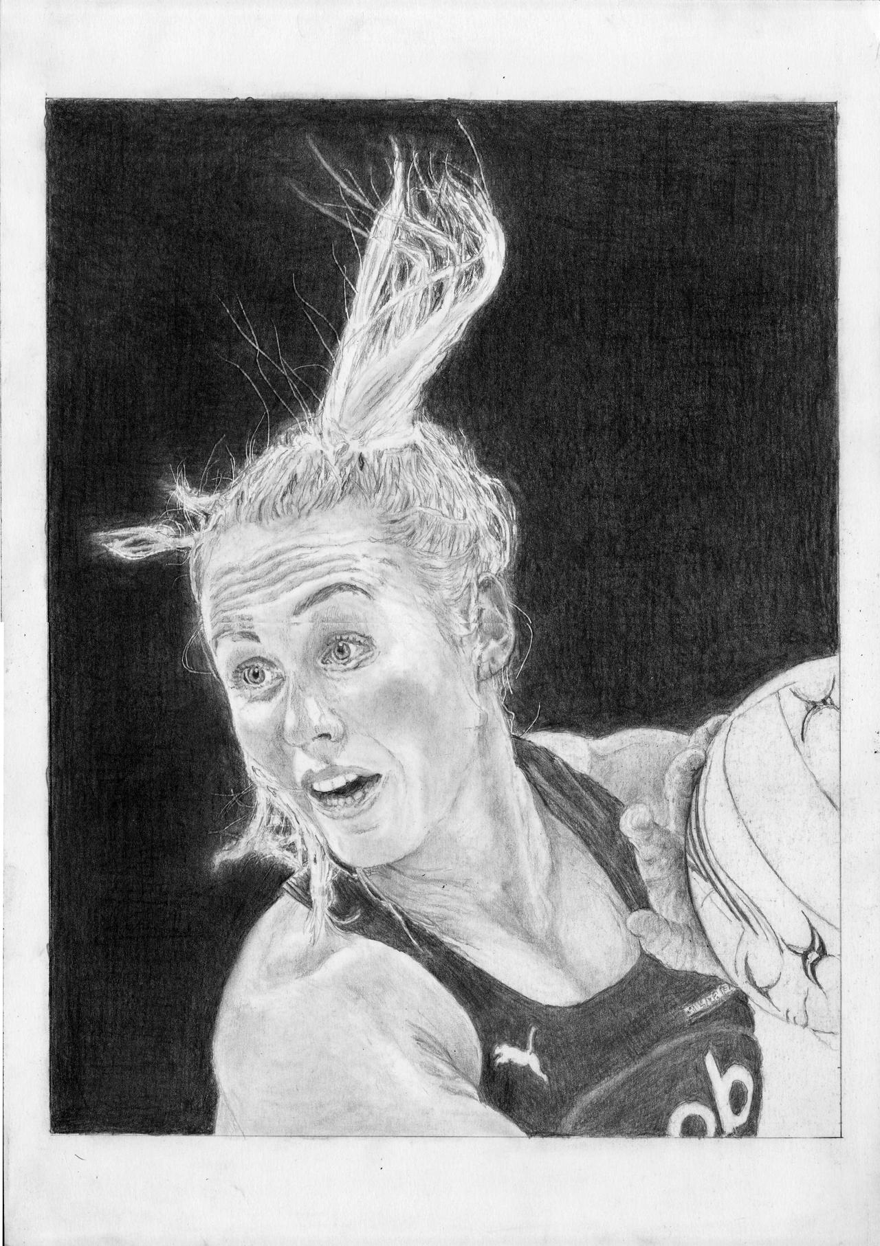 Netball Action by pencilartnz on DeviantArt