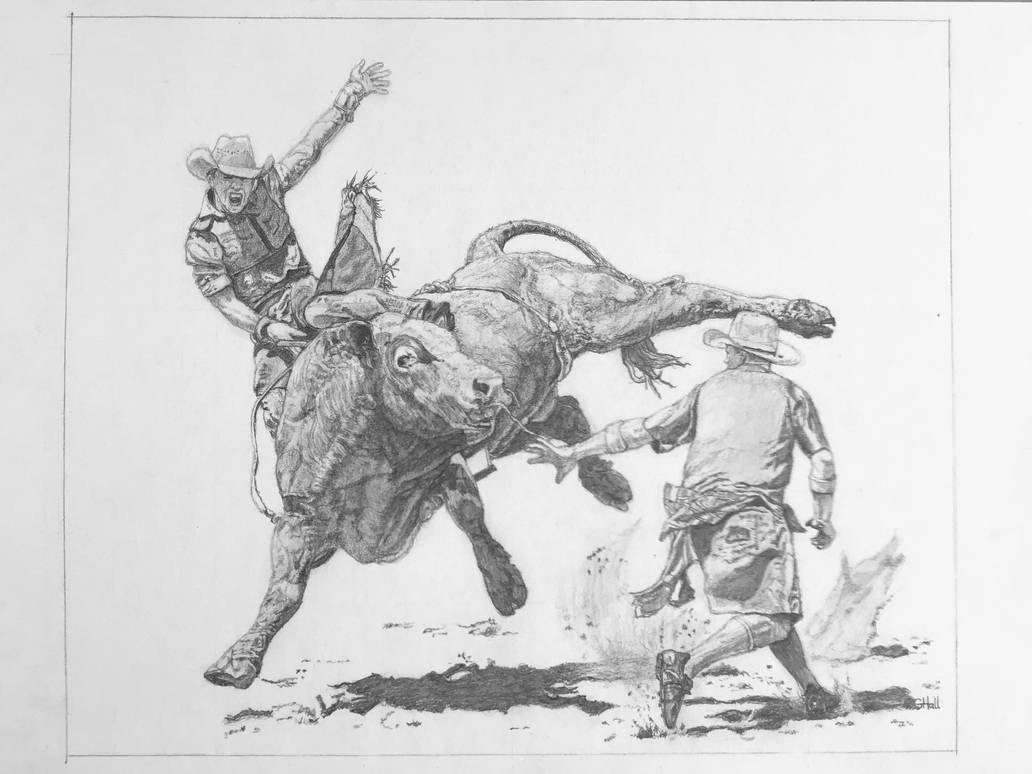 Bull Riding Deviantart Bull Rider by pencilartnz on DeviantArt