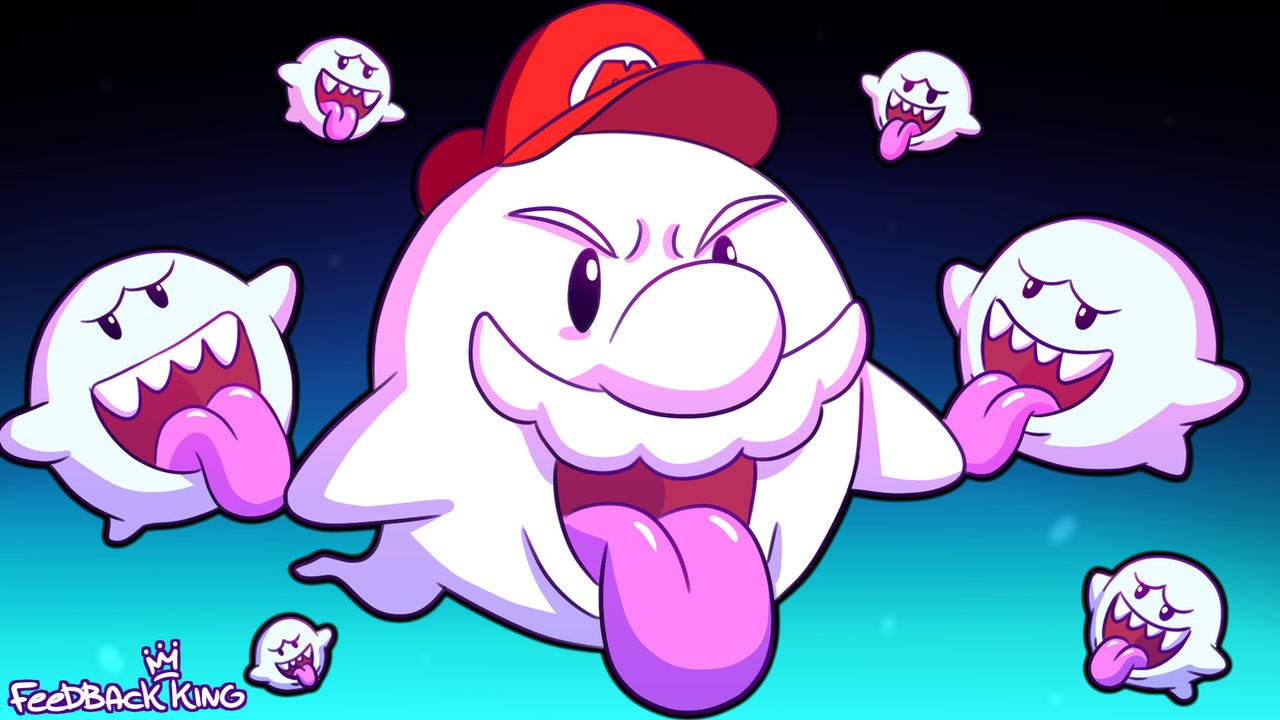 Boo Pacifier Mario Boo Mario by Feedback99 on DeviantArt